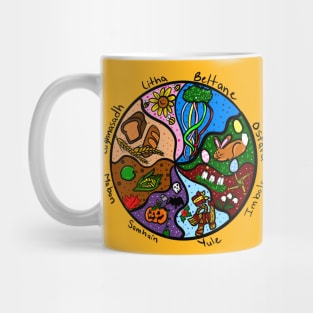 Wheel of the year Mug